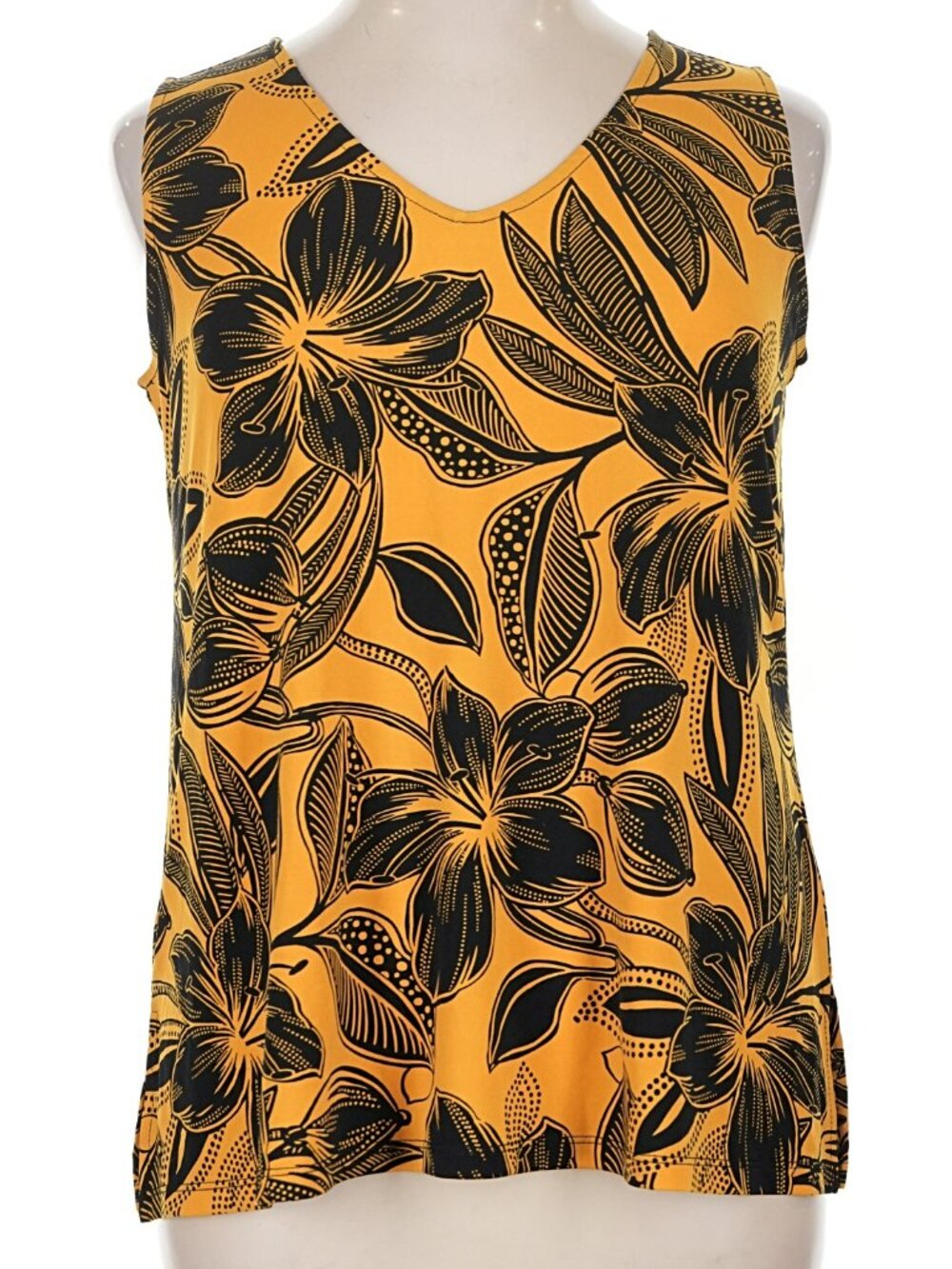 IMAN Floral Multi-Print Tank Top XL